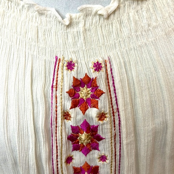 Pheasant Blouse long sleeve elastic at the neck waist sleeve - Picture 3 of 9